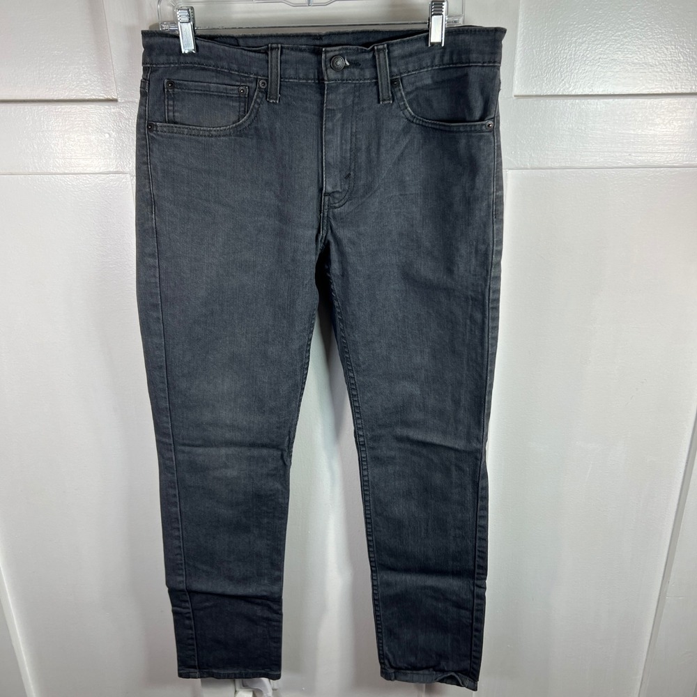 Levis 511 Slim Fit Gray Denim Jeans Mens 34x34 04511-0280 Charcoal Wash